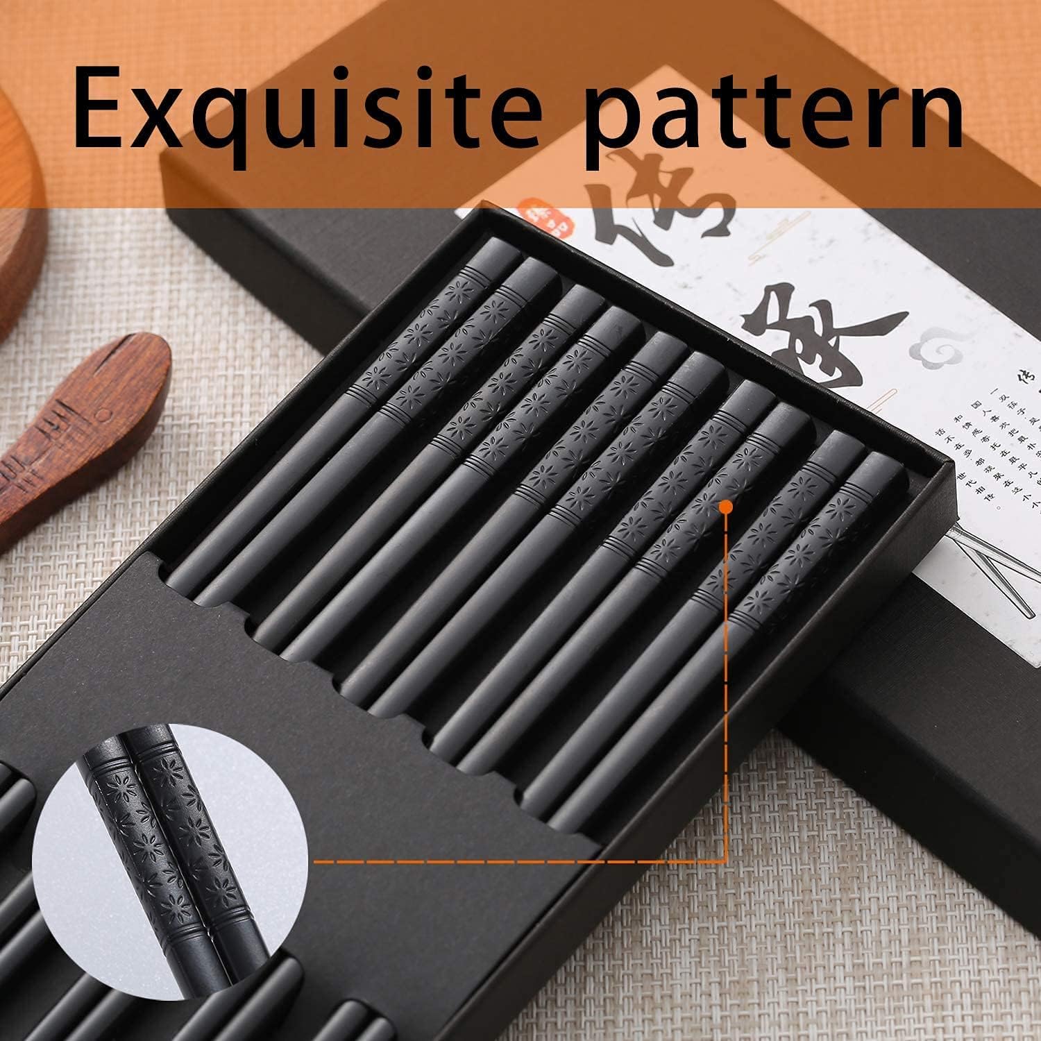 Amazon | HIWARE グラスファイバー製箸 10組 - 再利用可能な箸